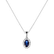 Diamond pendant with Sapphire Princess2