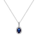 Diamond pendant with Sapphire Princess2