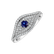 Diamond ring with Sapphire Bright Vision2