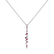 Diamond pendant with Ruby Heaven Waterfall2