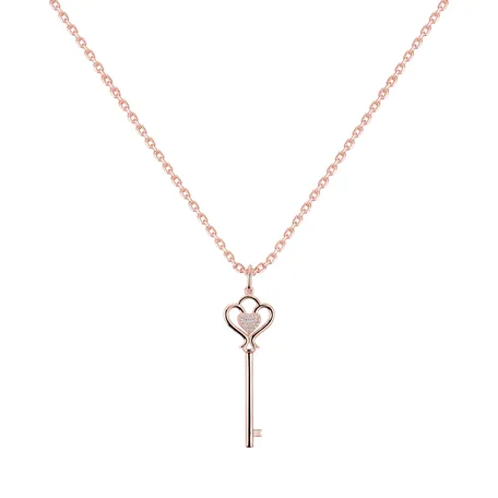 Diamond pendant Alchemy Key