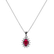 Diamond pendant with Ruby Princess Sparkle2