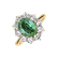 Diamond ring with Emerald Princess Joy2