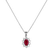 Diamond pendant with Ruby Goddess Elegance2