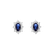Diamond earrings with Sapphire Royal Aurora2