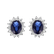 Diamond earrings with Sapphire Princess2
