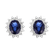 Diamond earrings with Sapphire Princess2