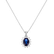 Diamond pendant with Sapphire Princess2