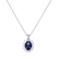 Diamond pendant with Sapphire Princess2