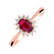 Diamond ring with Ruby Princess2