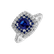 Diamond ring with Sapphire Sparkling Rise2