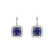 Diamond earrings with Sapphire Sparkling Rise2