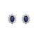 Diamond earrings with Sapphire Princess2