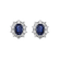 Diamond earrings with Sapphire Princess2