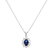 Diamond pendant with Sapphire Princess2