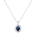 Diamond pendant with Sapphire Princess2