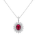 Diamond pendant with Ruby Royal Fairy2