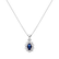 Diamond pendant with Sapphire Goddess Elegance2