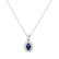 Diamond pendant with Sapphire Princess2