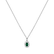 Diamond pendant with Emerald Princess2