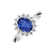 Diamond ring with Sapphire Princess Sparkle2