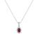 Diamond pendant with Ruby Royal Aurora2