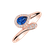 Diamond ring with Sapphire Nadine2