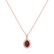 Diamond pendant with Ruby Glamour Princess2