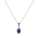 Diamond pendant with Sapphire Princess2