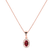 Diamond pendant with Ruby Princess2