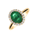 Diamond ring with Emerald Princess2