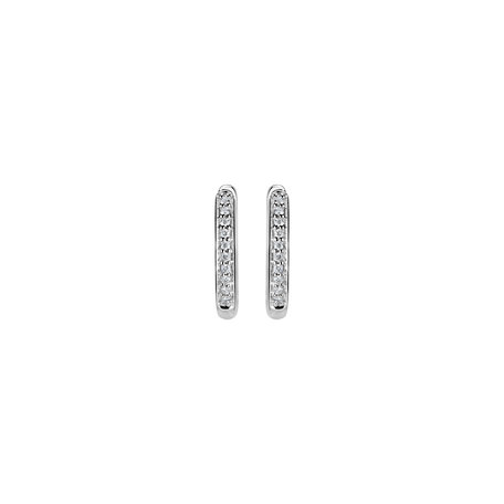 Diamond earrings Midnight Loop