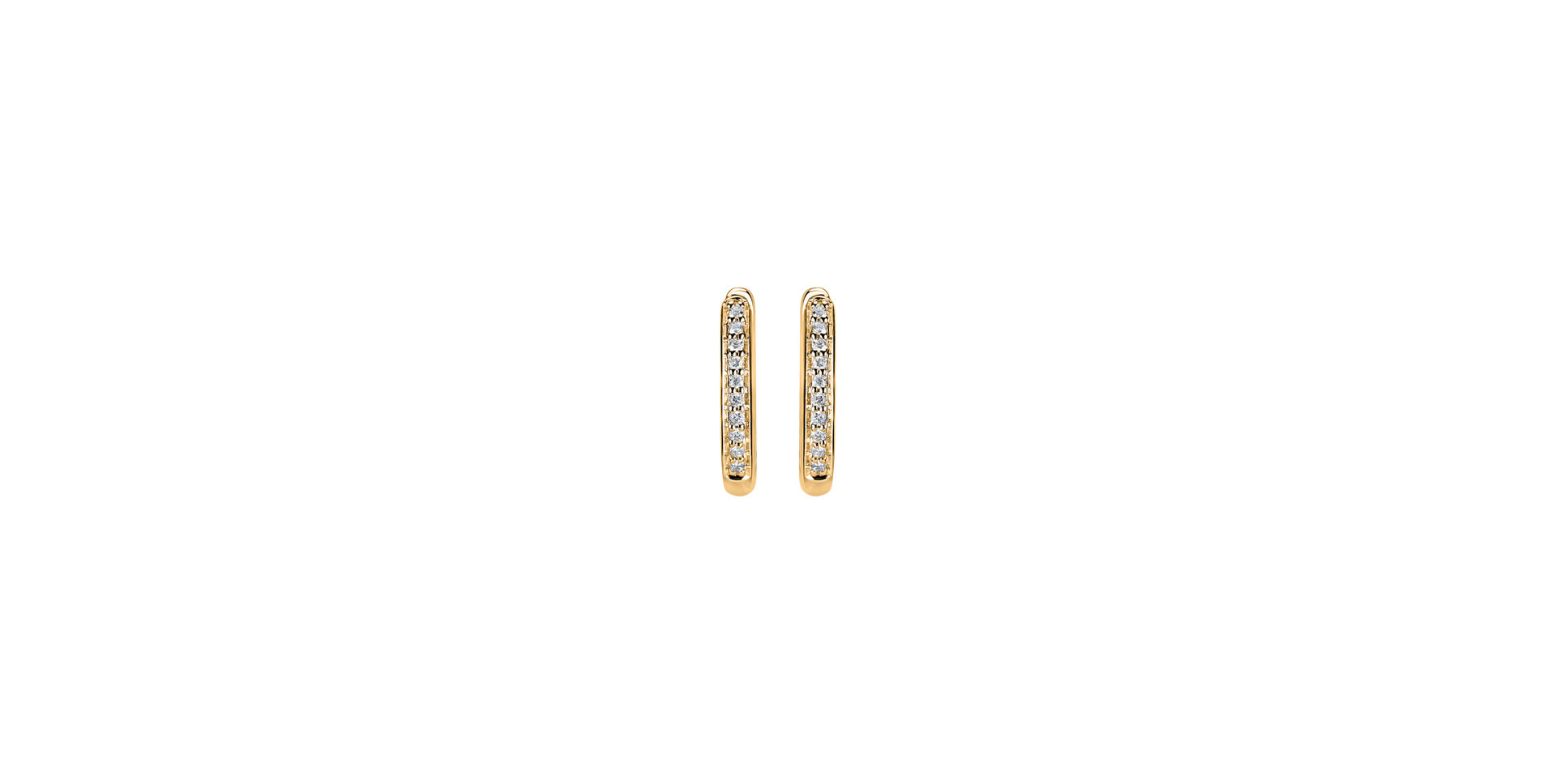 Diamond earrings Midnight Loop