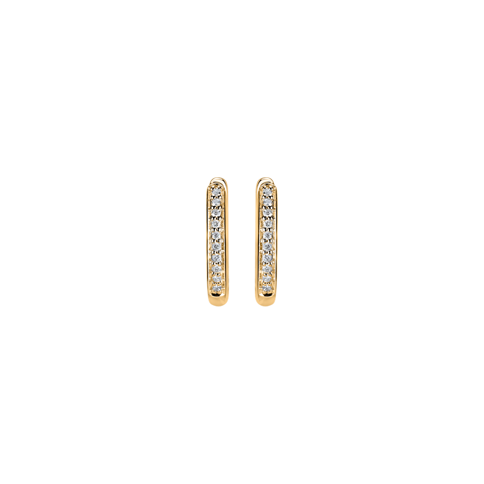Diamond earrings Midnight Loop