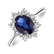 Diamond ring with Sapphire Princess2
