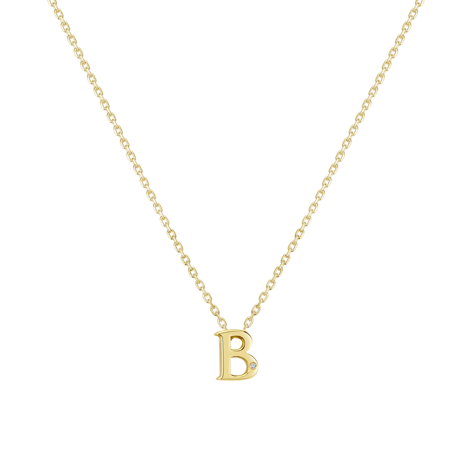 Diamond necklace Flat Line B