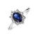 Diamond ring with Sapphire Trixie Princess2