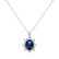 Diamond necklace with Sapphire Royal Aurora2