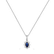 Diamond pendant with Sapphire Princess2