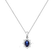 Diamond pendant with Sapphire Princess2