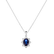 Diamond pendant with Sapphire Princess2
