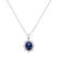 Diamond pendant with Sapphire Princess2