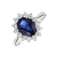 Diamond ring with Sapphire Princess Sparkle2