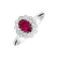 Diamond ring with Ruby Fairy Goddess1