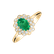 Diamond ring with Emerald Fairy Goddess1