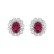 Diamond earrings with Ruby Fairy Goddess1