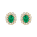 Diamond earrings with Emerald Fairy Goddess1