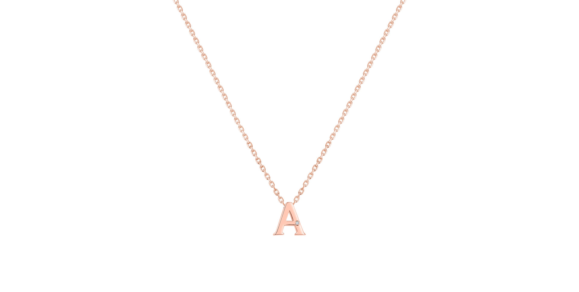 Diamond necklace Flat Line A