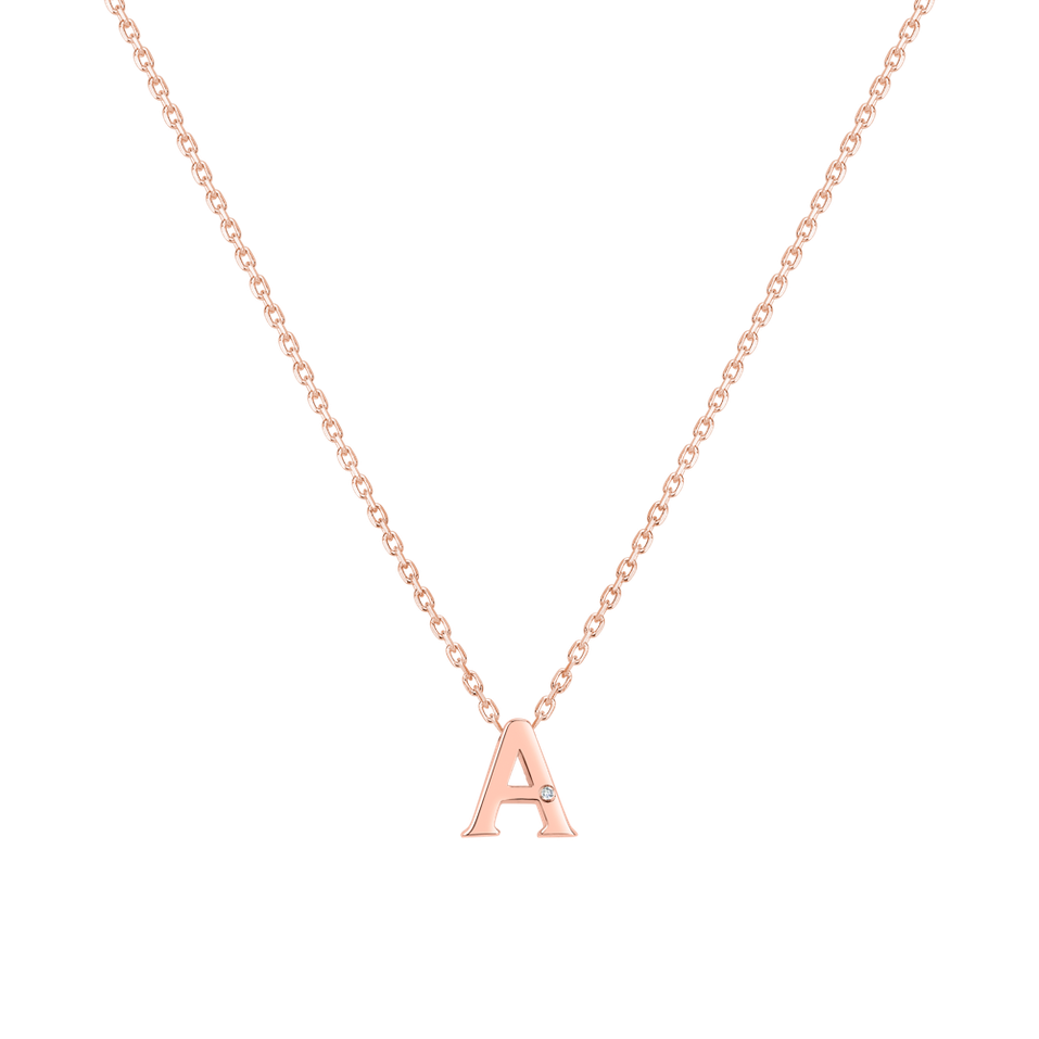 Diamond necklace Flat Line A