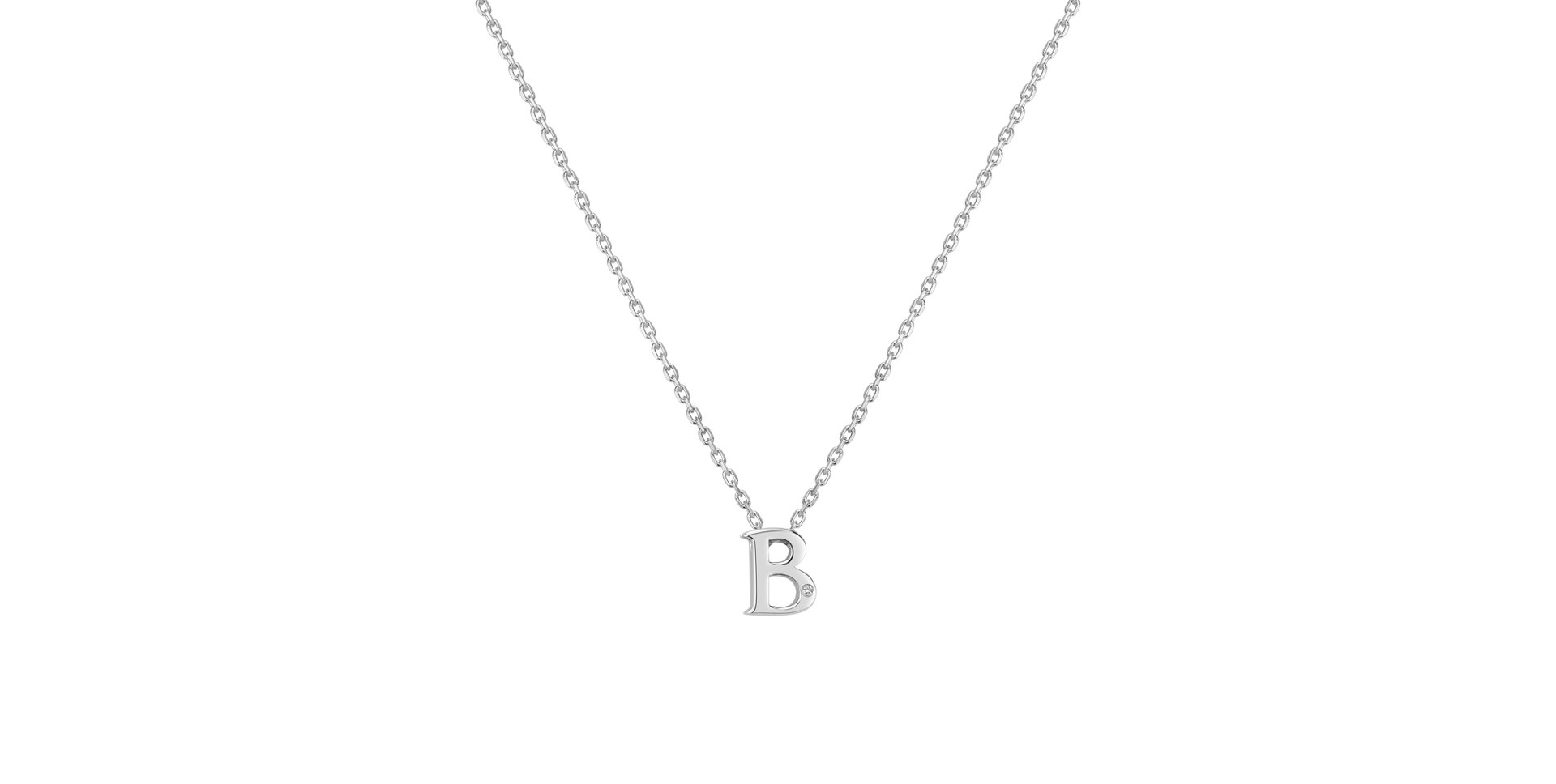 Diamond necklace Flat Line B